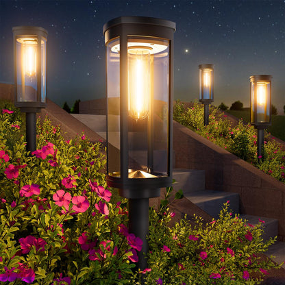 Elegant Solar Pathway Lights, Auto On/Off & Waterproof – Rechargeable Outdoor Solar Lights for Garden, Yard, Driveway & Decoration