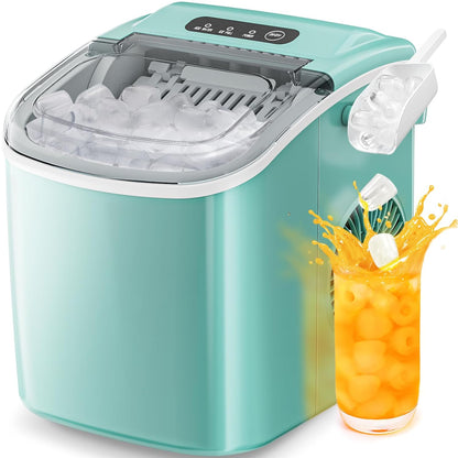 Star Clear Ice Cube Maker, 3 pcs in 25 mins, 150 pcs/Day, CrystalFlux Technology, Self-Cleaning, 24H Timer, Enhanced Insulation for Whiskey & Bourbon